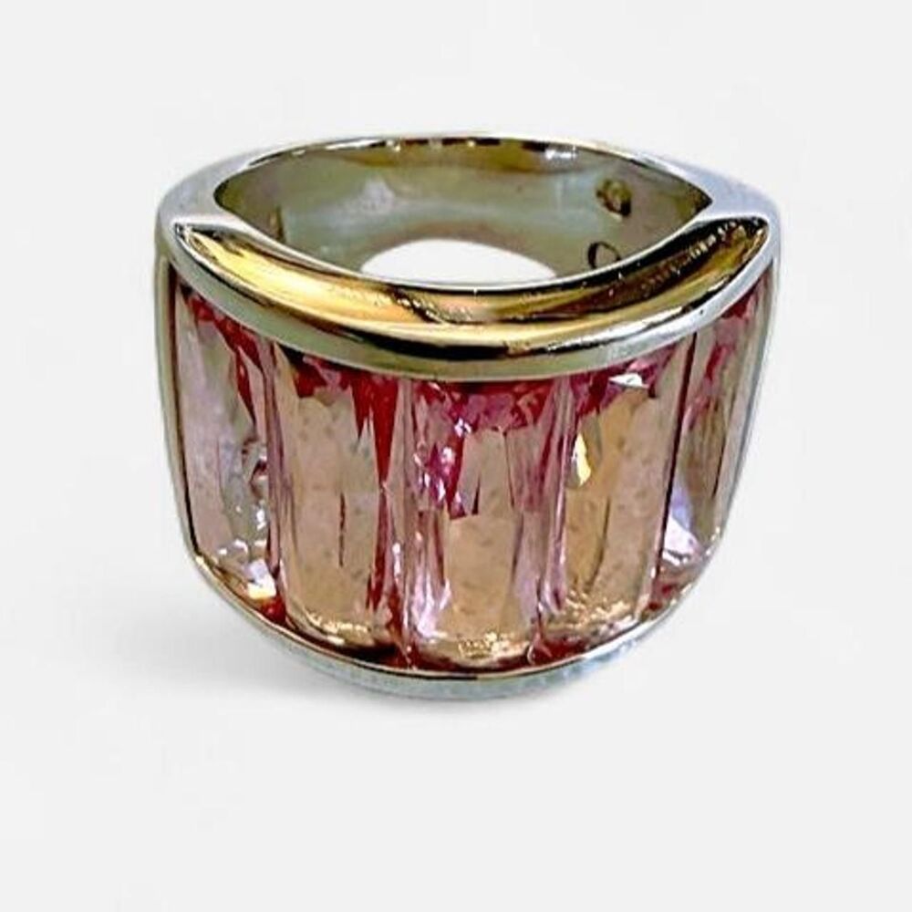 Swarovski Women's Silver and Pink Jewelry